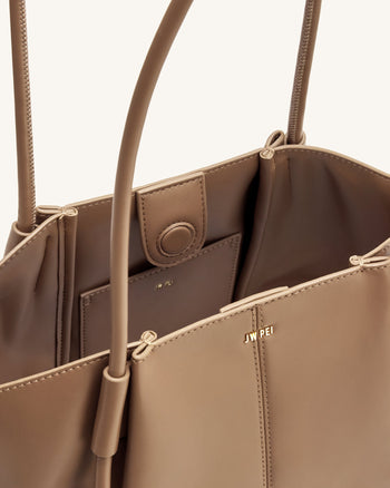 Nala Große Tote Bag - Lehmbraun