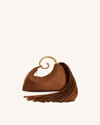 Nell Fransen Hardware Top Handle Tasche - Mokka Braun