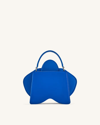 Flora orchideenförmige Henkeltasche – Blau