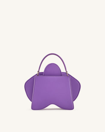 Flora orchideenförmige Henkeltasche – Lila