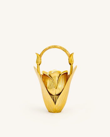 Ella Tulpenvasen-Henkeltasche - Gold