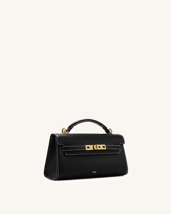 Noor Henkeltasche - Tintenschwarz