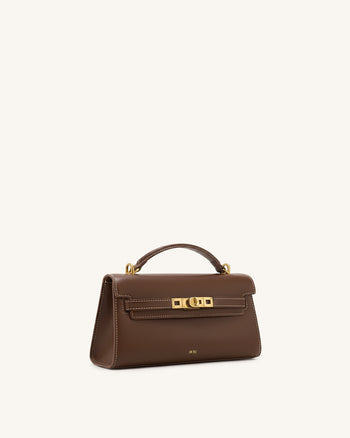 Noor Henkeltasche - Bernsteinbraun