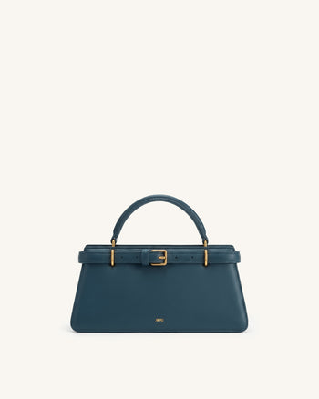 Elena Klassische Henkeltasche - Navyblau