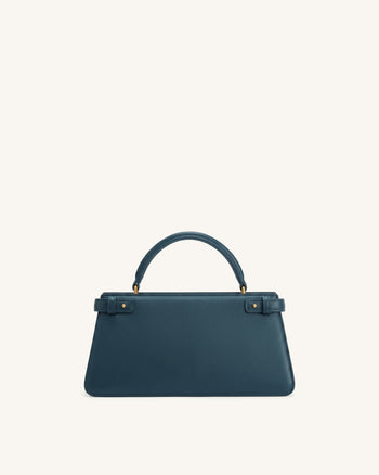 Elena Klassische Henkeltasche - Navyblau