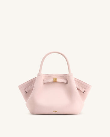 Hana Mini-Tasche aus Kunstwildleder - Pink