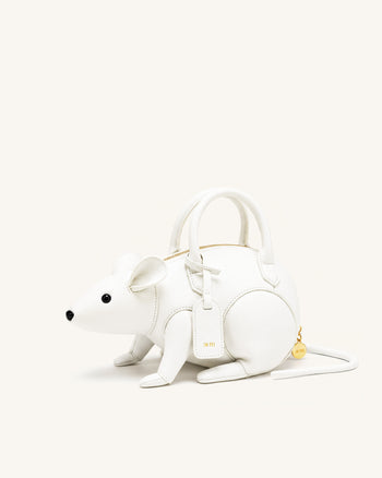 Mia Maus-Henkeltasche - Weiß