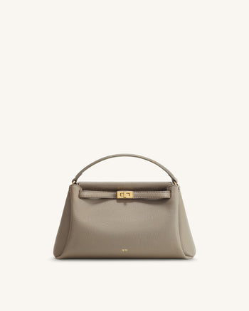 Carmen Henkeltasche - Taupe