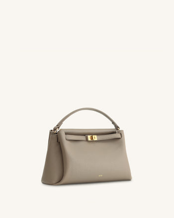 Carmen Henkeltasche - Taupe