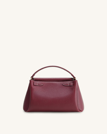 Carmen Henkeltasche - Burgunder