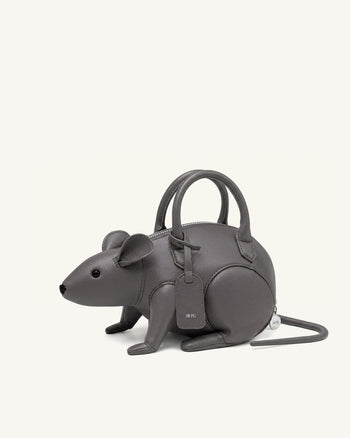 Mia Maus-Henkeltasche - Grau