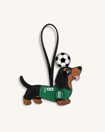 Weltmeisterschaft Dackel Fußball Trikot Anhänger - Grün