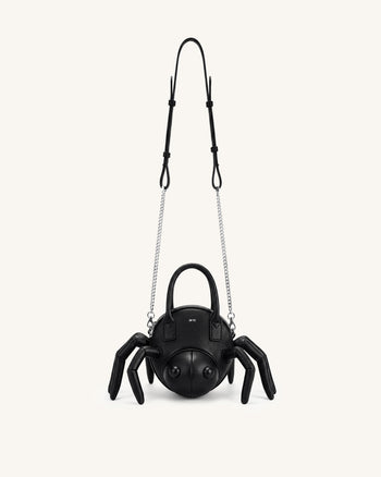 Siena Henkeltasche in Spinnenform - Schwarz