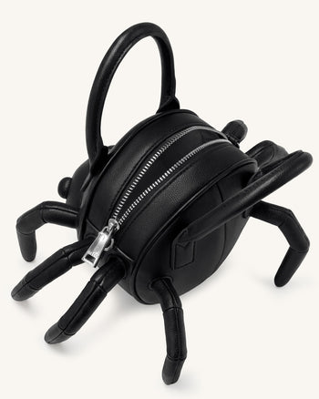 Siena Henkeltasche in Spinnenform - Schwarz