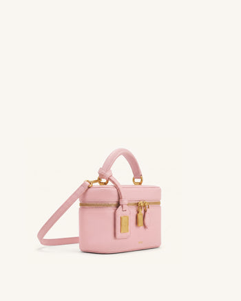 Cleo Henkeltasche in Box-Form - Pink