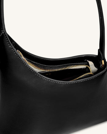 Lyra Schultertasche – Schwarz