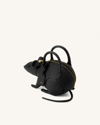 Mia Maus-Henkeltasche - Schwarz