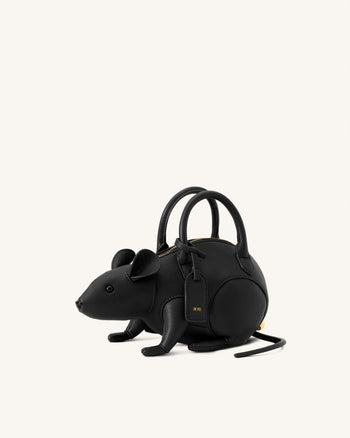 Mia Maus-Henkeltasche - Schwarz