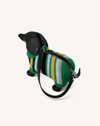Addison Dackel-Handtasche - Schwarz