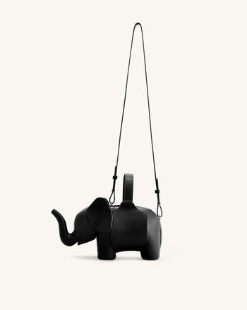 Claire Handtasche in Elefantenform - Schwarz
