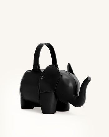 Claire Handtasche in Elefantenform - Schwarz