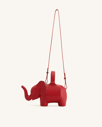 Claire Handtasche in Elefantenform - Rot