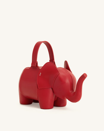 Claire Handtasche in Elefantenform - Rot