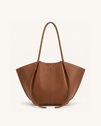 Nala Breite Tote Bag - Gelbbraun
