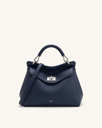 Lucia Klassische Henkeltasche - Marineblau