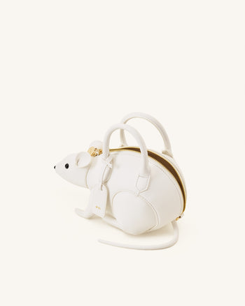 Mia Maus-Henkeltasche - Weiß