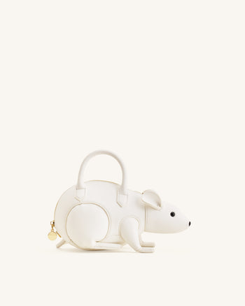 Mia Maus-Henkeltasche - Weiß