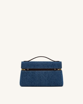 Thea Henkeltasche - Blauer Denim