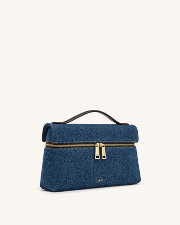 Thea Henkeltasche - Blauer Denim