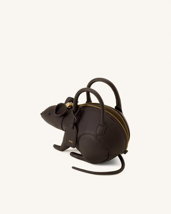 Mia Maus-Henkeltasche - Dunkelbraun