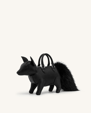 Kai Henkeltasche in Fuchsform - Schwarz
