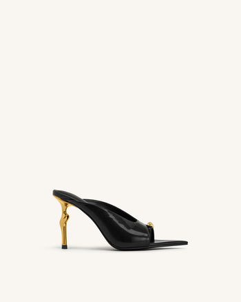 Noemi Spitze Mule-Heels - Schwarz