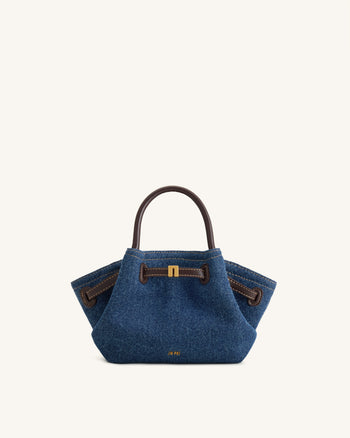 Hana Mini-Shopper - Blaues Denim