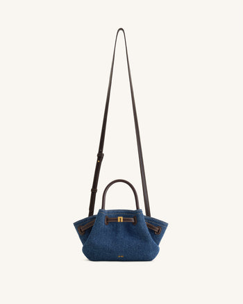 Hana Mini-Shopper - Blaues Denim