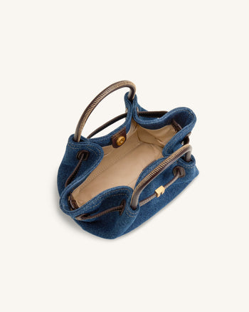 Hana Mini-Shopper - Blaues Denim