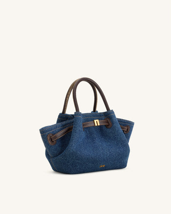 Hana Mini-Shopper - Blaues Denim