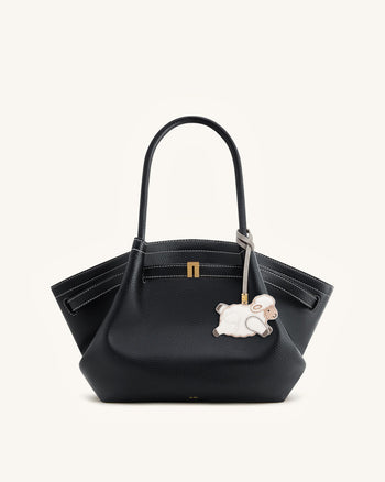 Kleiner Schaf-Taschenanhänger - Weiß