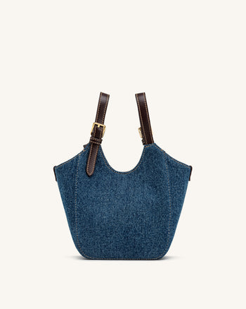 Ines Tote Bag - Blauer Denim