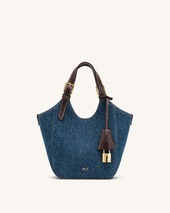 Ines Tote Bag - Blauer Denim