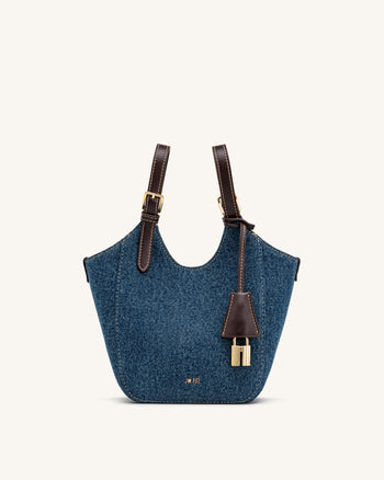 Ines Tote Bag - Blauer Denim