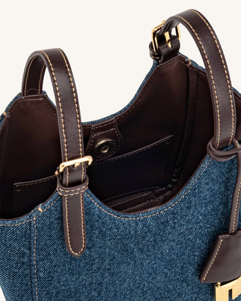 Ines Tote Bag - Blauer Denim