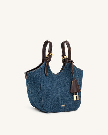 Ines Tote Bag - Blauer Denim