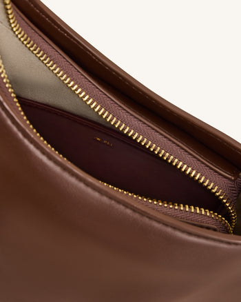 Lyra Schultertasche – Braun