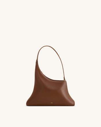 Lyra Schultertasche – Braun