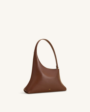 Lyra Schultertasche – Braun