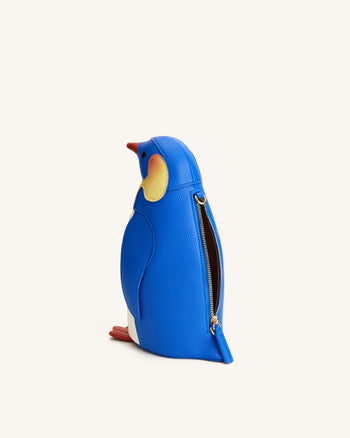 Pia Pinguin-Umhängetasche - Blau